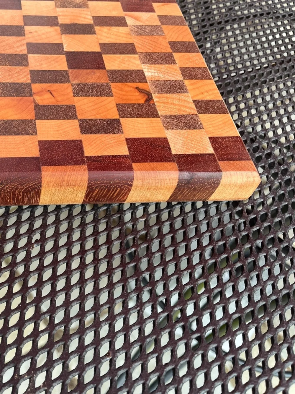 Hand Made End Grain Cutting Boards- made from 100% Reclaimed Hardwood
